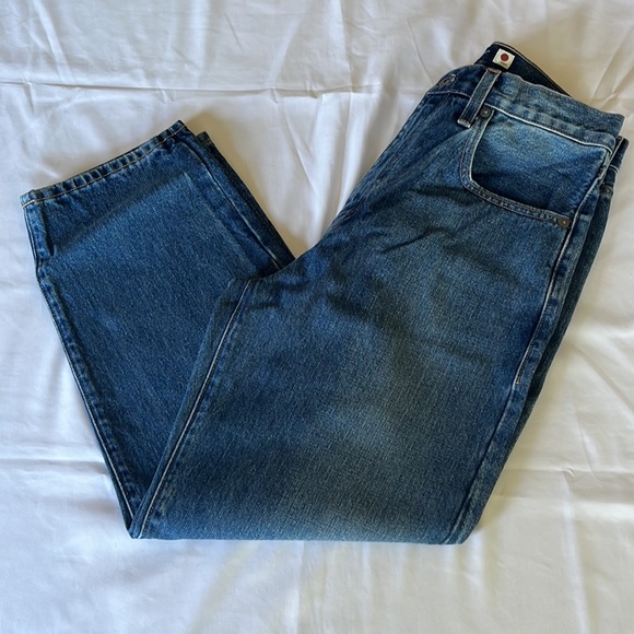**LAST 1**Levi's Made & Crafted Barrel Crop Jean Japanese Denim Dark Orchid s 28 - Picture 6 of 9